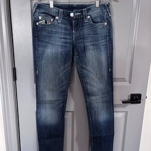 True Religion Dark Blue Skinny Jeans